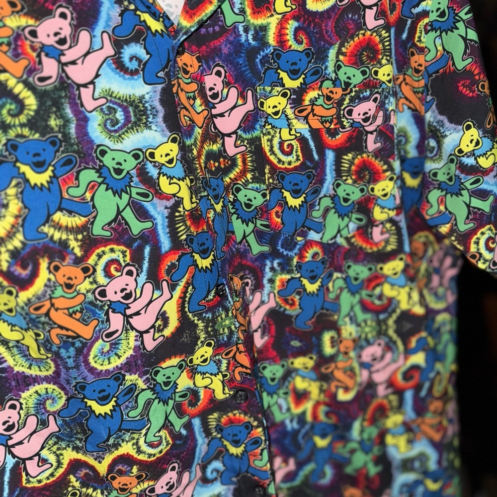 Warrior within Grateful Dead button up t shirt collared shirt for men or women